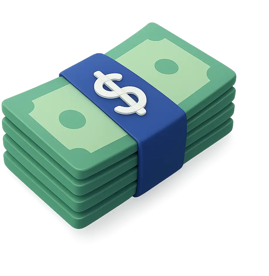 Recibe efectivo
al instante